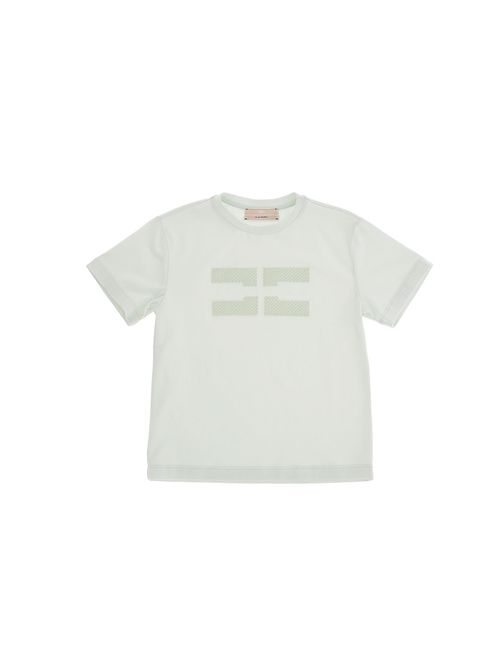 T-shirt, bambina, logata. ELISABETTA FRANCHI | EFTS230 0 JE0061056